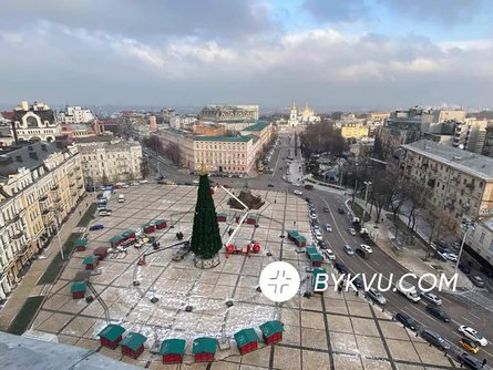елка в шляпе, елка, софиевская площадь, киев, новогодняя елка