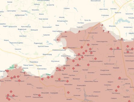 лінія фронту під Покровськом 1 липня