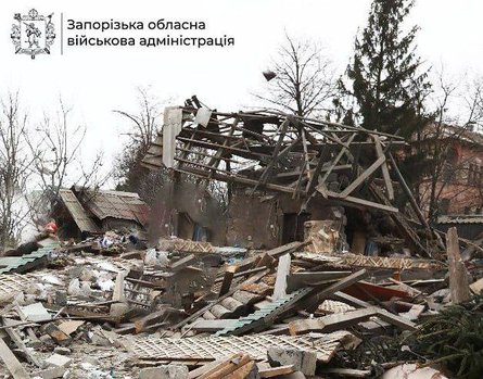 Обстрел Запорожской области