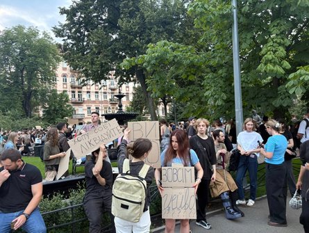 В Киеве началось собрание против ликвидации НАБУ 22 июля