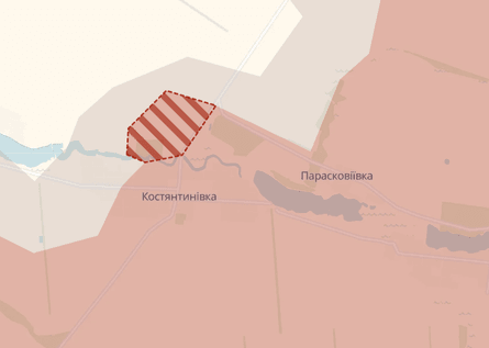 Продвижение ВС РФ в Константиновке