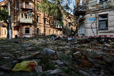 Мэр Геннадий Труханов показал последствия ночной атаки в Одессе