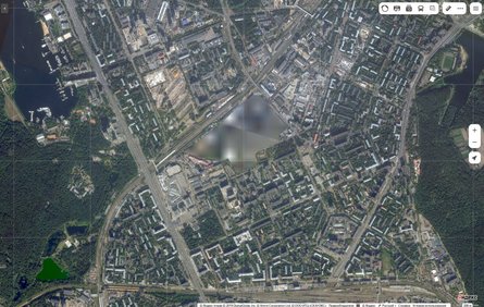 После ударов по РФ Яндекс размыл фото предприятий ВПК