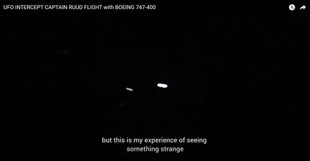 История об НЛО, Boeing 747, капитан самолета об НЛО, яркие объекты