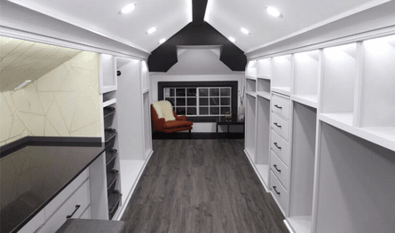 Гардероб на чердаке, старый жуткий чердак, гардероб, жуткий чердак, ремонт, соцсети, фото до и после, подарок для жены