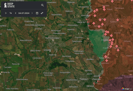 Карта боевых действий