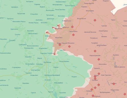 карта боев под Купянском