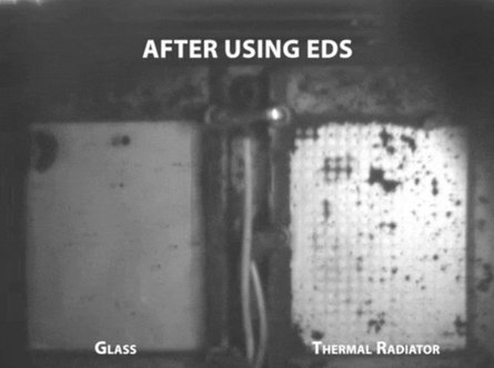 Почти чистая поверхность после применения силового поля