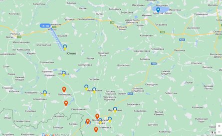 Прорив в Курську область, 9 серпня, карта, звільнення