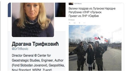 Драгана Трифкович пропаганда Донбасс боевики неонацисты Алексей Мильчаков ЛДНР