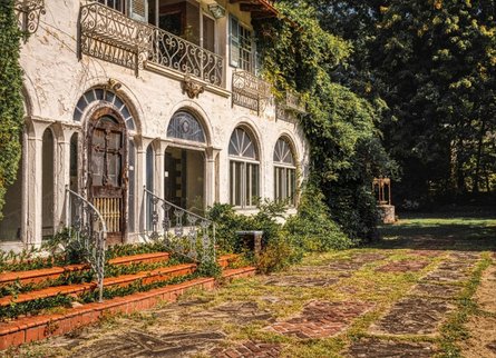 Заброшенный особняк в США, роскошный особняк, заброшенный дом, Национальный реестр исторических мест, строительство заняло 10 лет