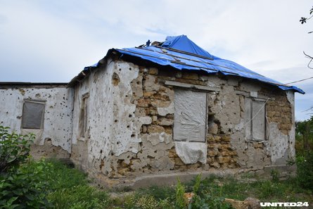 будинок, зруйнований будинок, Новогригорівка