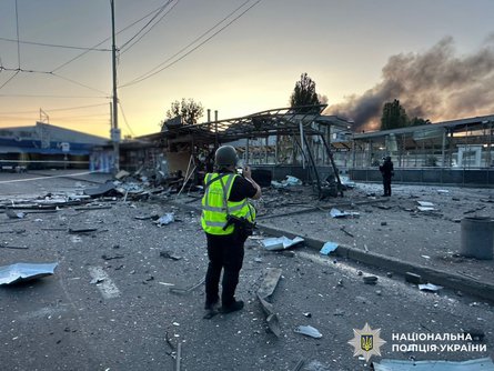 У поліції показали наслідки обстрілу Києва 23 червня