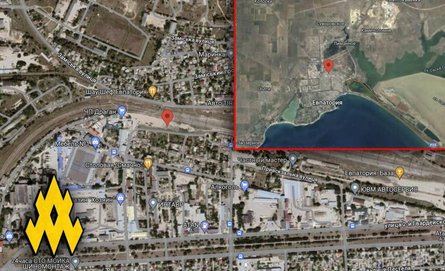 Станція у Євпаторії, координати САУ