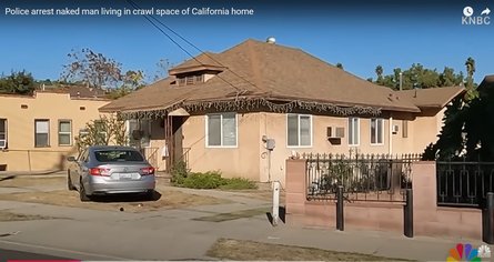 Приключение с голым мужчиной, Лос-Анджелес, дом, бабушка