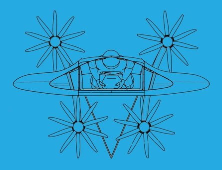 ZEVA Aero, электросамолет, схема, пилот