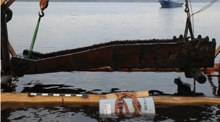 лафет хортица находка дно днепр