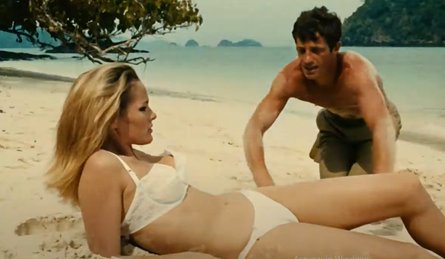 Урсула Андресс и Жан-Поль Бельмондо