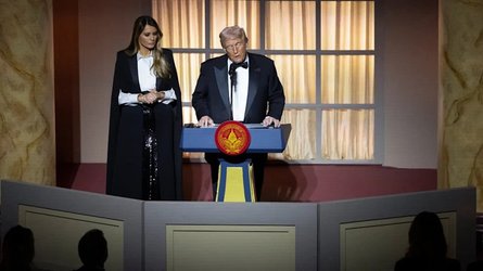 інавгурація Трампа, вечеря, вечеря при свічках, Дональд Трамп, Національна галерея мистецтв