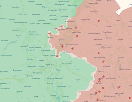карта боев под Купянском