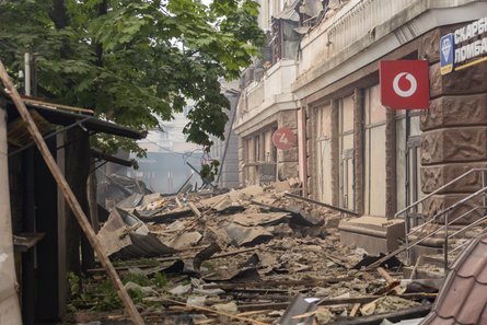 Последствия ракетного удара по Днепру 19 апреля