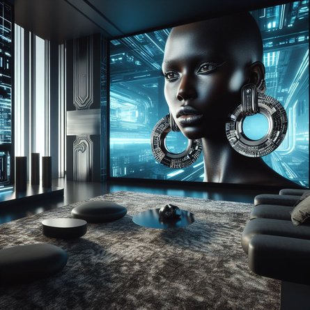 Иллюстрация ИИ, Станислав Лем, генерация изображений ИИ, Возвращение со звезд