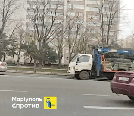 Техника РФ, перемещение, Мариуполь