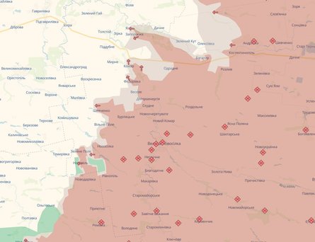 лінія фронту Донецька область 26 червня