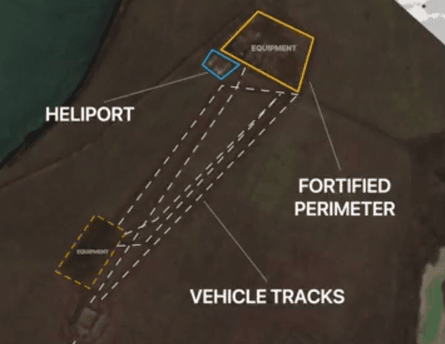 Новая военная база ВС РФ оккупанты военный объект Крым Генический район