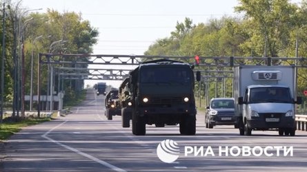 Прорив в Курській області, Курськ, техніка ЗС РФ, дорога, колона техніки ЗС РФ