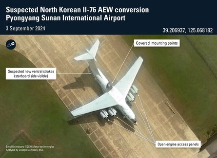 самолет Ил-76 КНДР