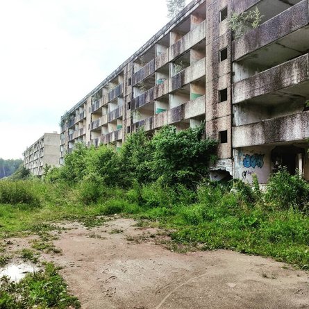 Кломіно, покинуте місто в Польщі, місто-привид, руїни міста, покинуте місто, населений пункт, історія покинутого міста