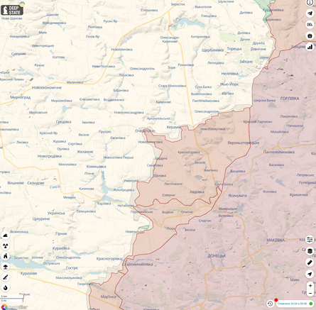 наступ рф, рф наступає