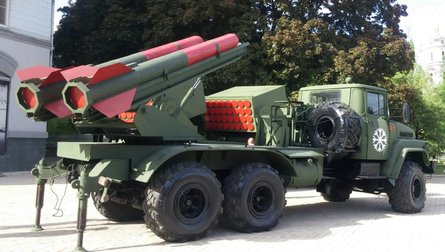 РСЗВ Сніжинка саморобна установка бойовики Донбас реактивна артилерія