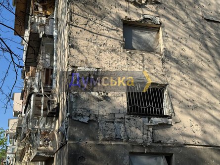 Ударный БПЛА прилетел в 10 метрах от жилой пятиэтажки