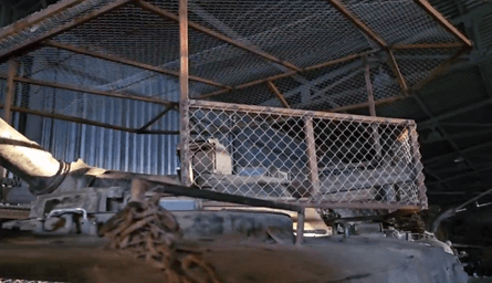 сетка Рабица, БМП-1, защита