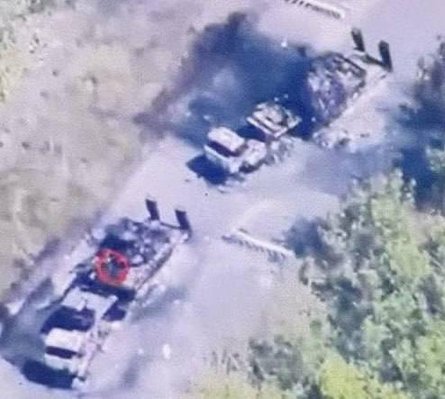 Изображение уничтоженной техники РФ