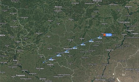 Удар по РФ, Пензенська область, 13 листопада, нафтобаза, карта, відстань