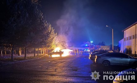 підпал авто, підпал авто силовиків