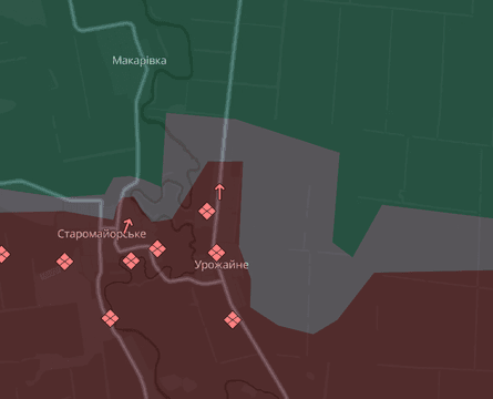 Карта боевых действий