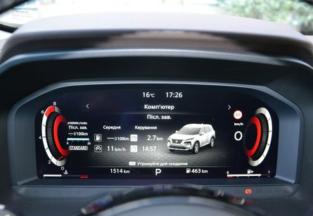 щиток приборов Nissan X-Trail, Nissan X-Trail, новый Nissan X-Trail, Nissan X-Trail 2023, кроссовер Nissan