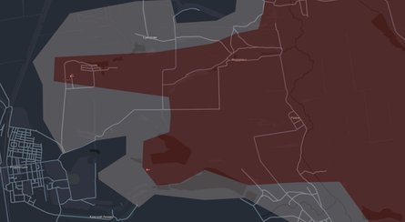 Карта бойових дій поблизу Федорівки