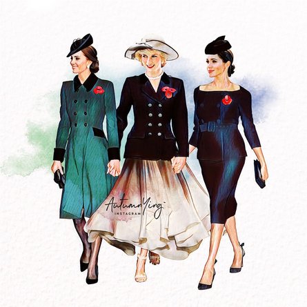 Принцесса Диана, меган маркл, кейт миддлтон