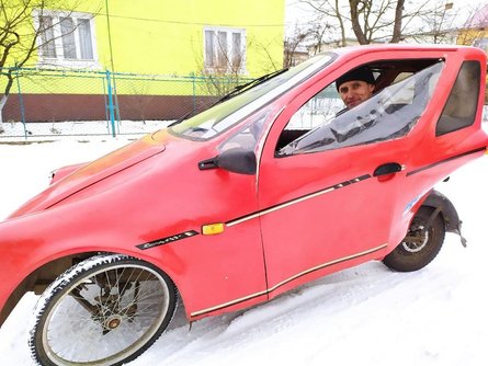 педальная машинка, Украинский электромобиль, самодельный электромобиль, украинский электрокар, самодельный электрокар