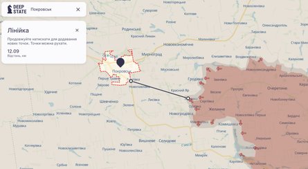 Бои на Донбассе, Покровск, 19 августа, карта, DeepState