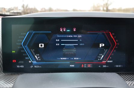 прилади BMW XM, BMW XM 2024, BMW XM, кросовер BMW