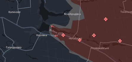 Карта боевых действий