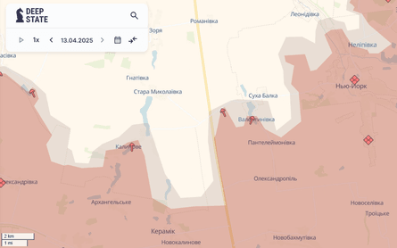 скріншот мапи