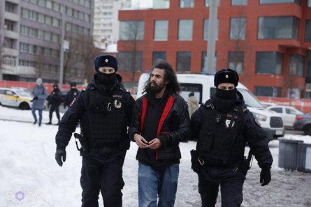 Затримання, мітинг, протест, Олексій Навальний, російський опозиціонер