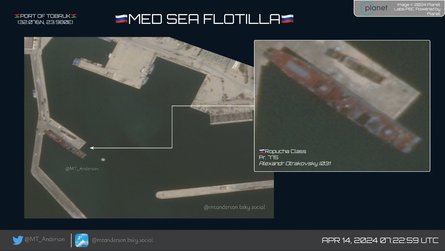 Флот РФ, порт Тобрук, порт Ливия